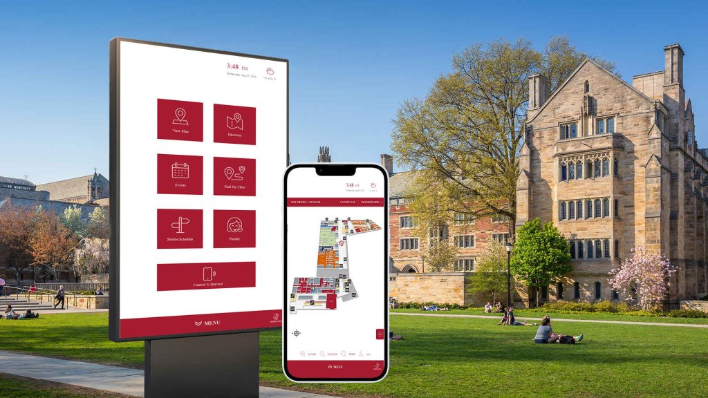 Campus Navigation with Wayfinding