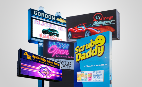 Dynamic Signage for Theme Parks and Attractions