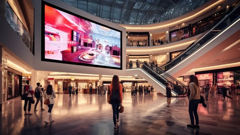 Shopping Malls with Digital Signage