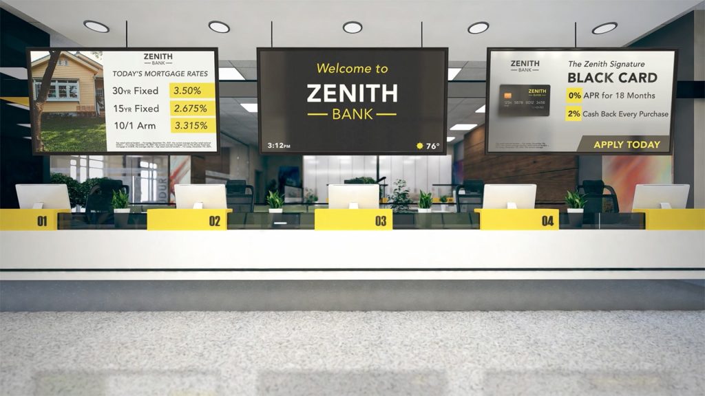 Banking Sector Advertising Signage