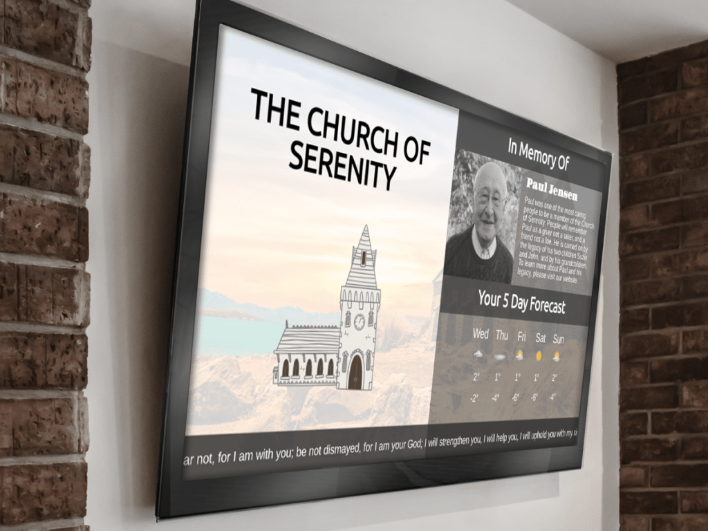 Benefits of Church Digital Signage