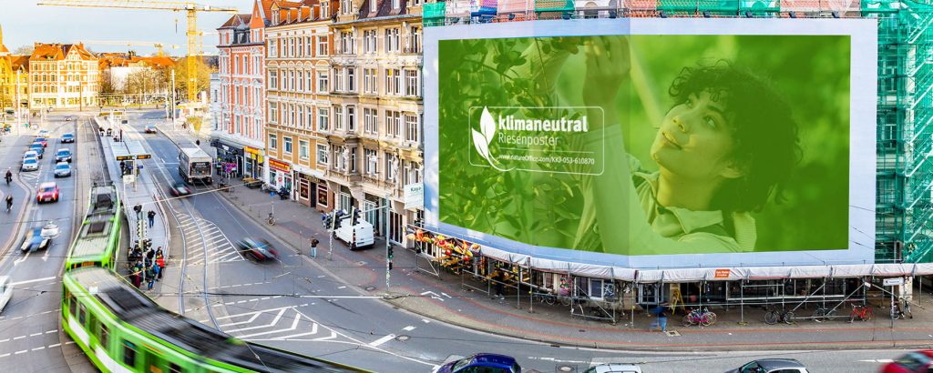 Sustainable outdoor advertising